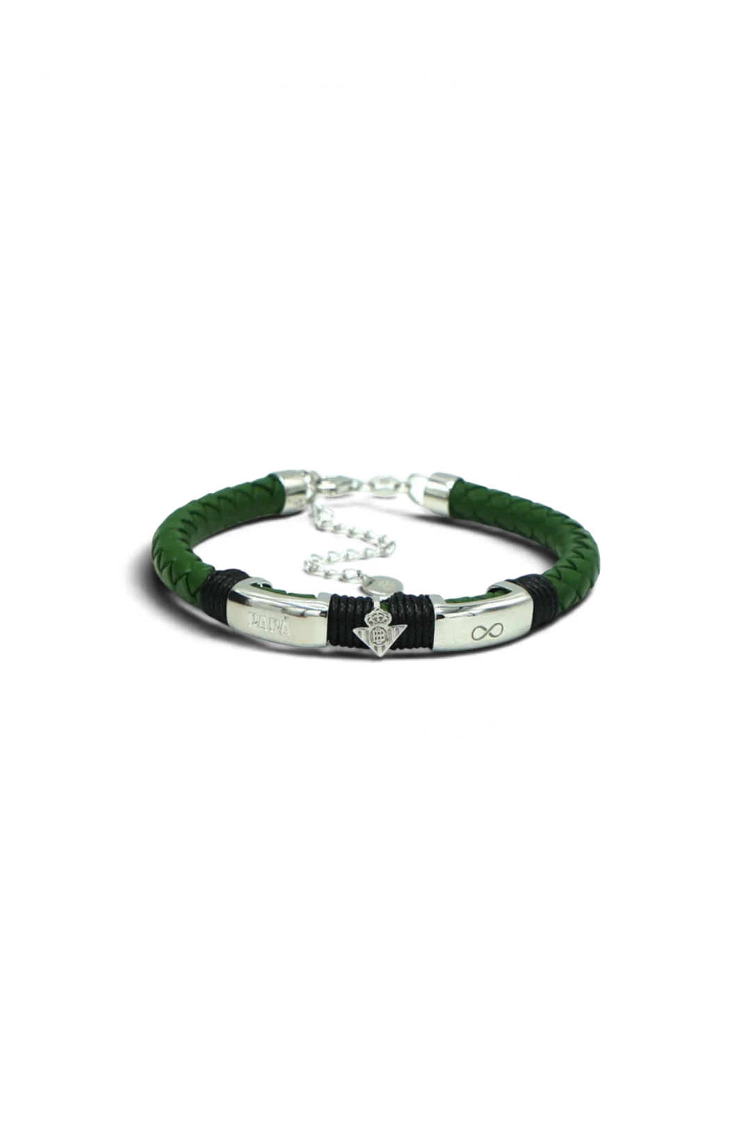 Pulsera Real Betis Cuero Acero Papá