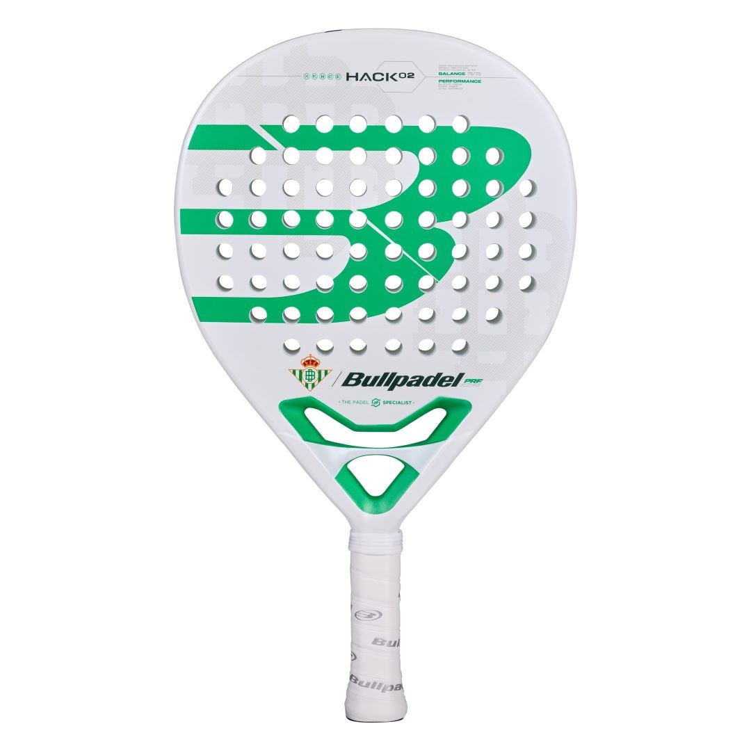 Pala de Pádel Bullpadel Real Betis Hack 02 2025