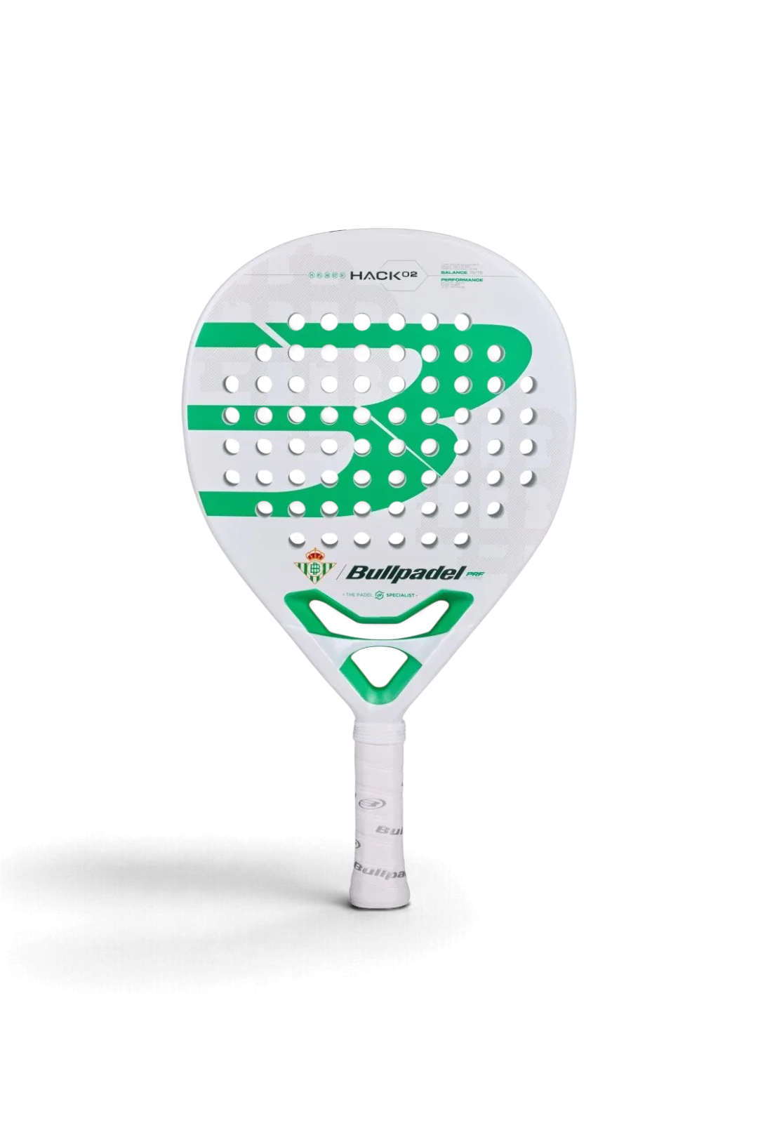 Pala de Pádel Bullpadel Real Betis Hack 02 2025