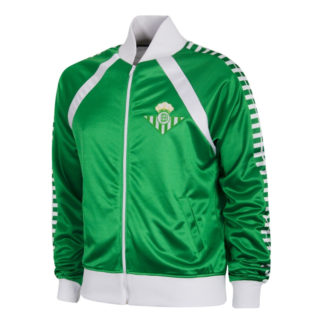 Sudadera Retro Real Betis 1980's Hombre Verde