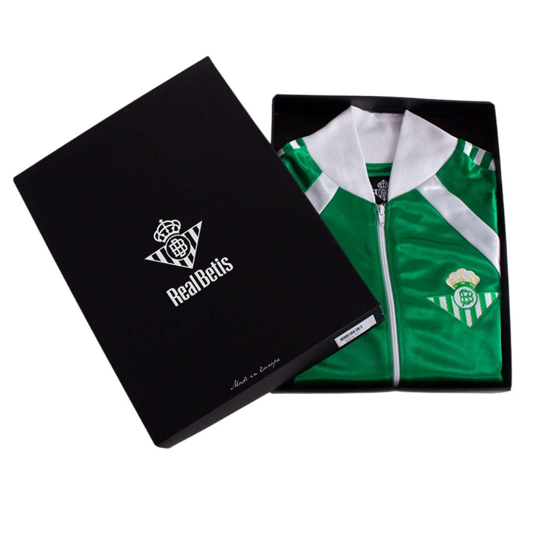 Sudadera Retro Real Betis 1980's Hombre Verde