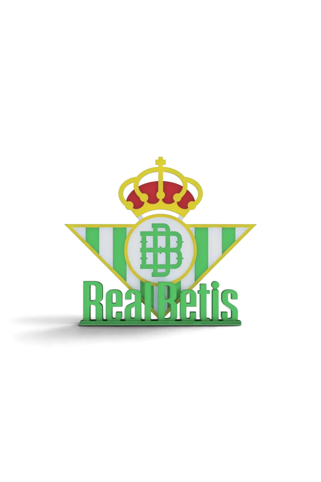 Escudo Real Betis 3D