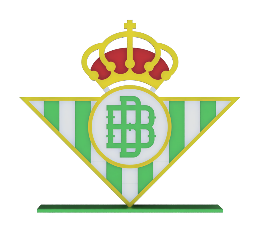 Escudo Real Betis 3D