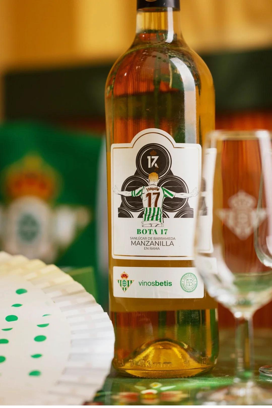Botella De Manzanilla Homenaje Joaquín