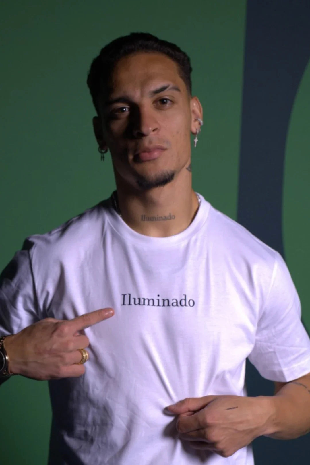 Camiseta Iluminado 7 Hombre Blanca