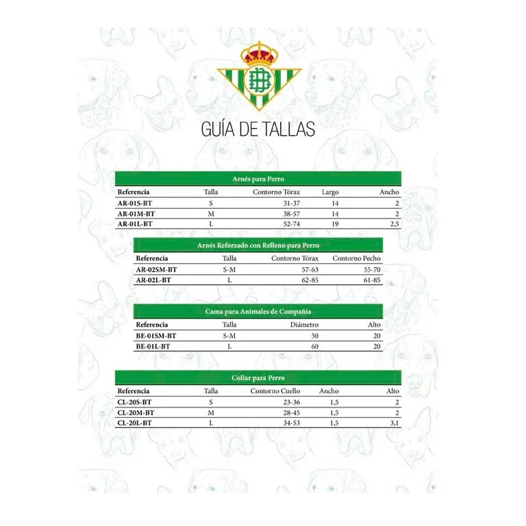Collar para Perro Real Betis
