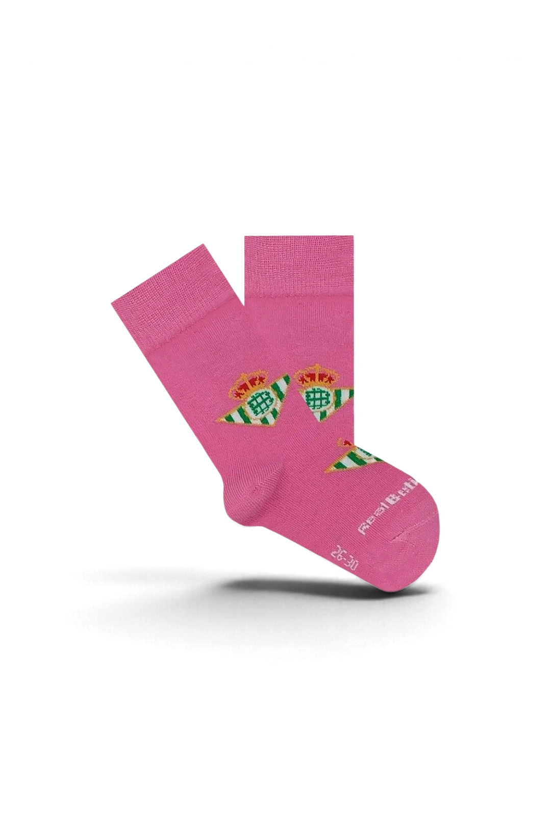 Calcetines Real Betis Escudo Rosa Infantil