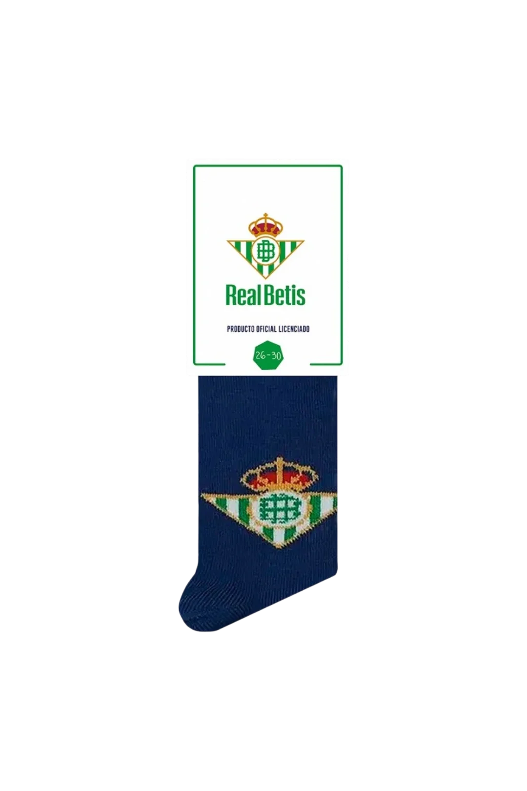 Calcetines Real Betis Pepe Pinreles Escudo Azul Infantil