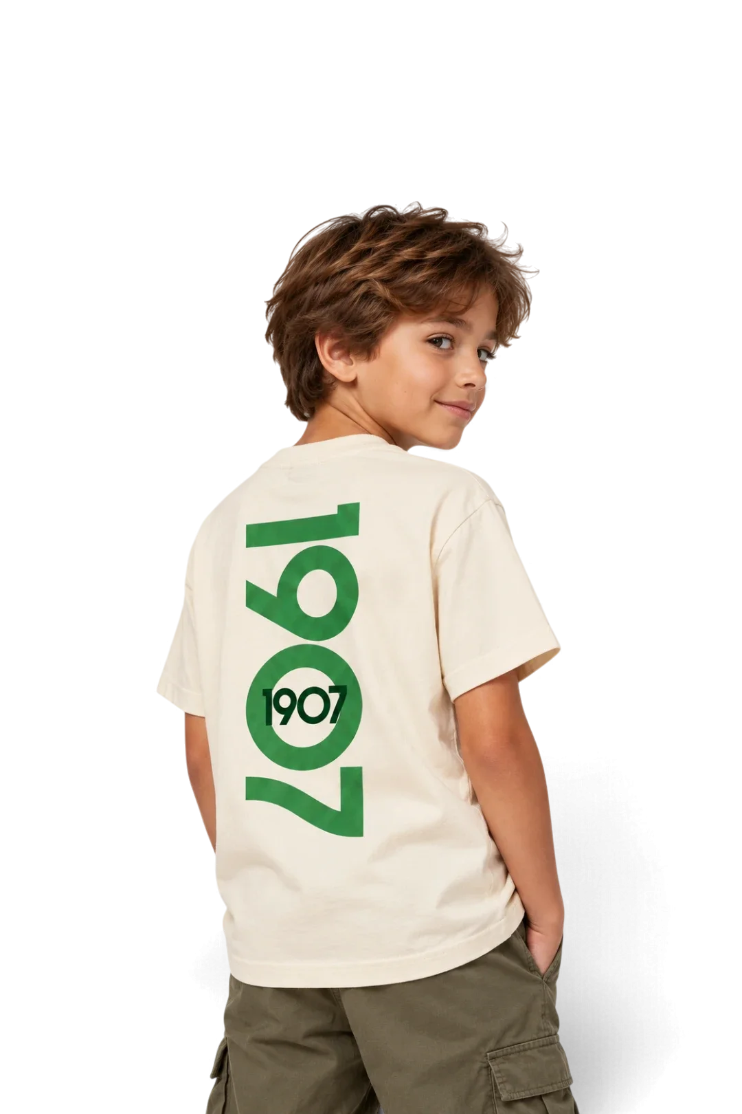 Camiseta Manquepierda 1907 Infantil Beige