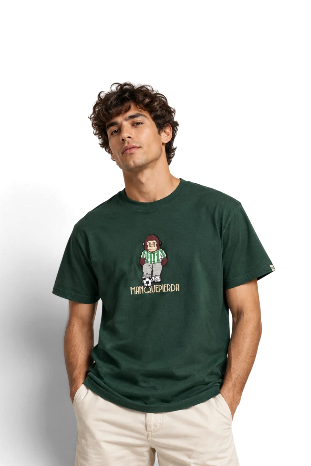Camiseta Manquepierda Engorilados Adulto Verde
