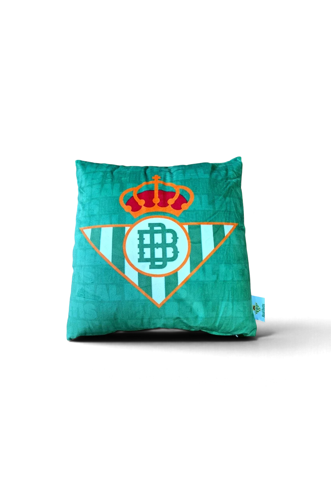 Cojín De Terciopelo Escudo Real Betis Verde