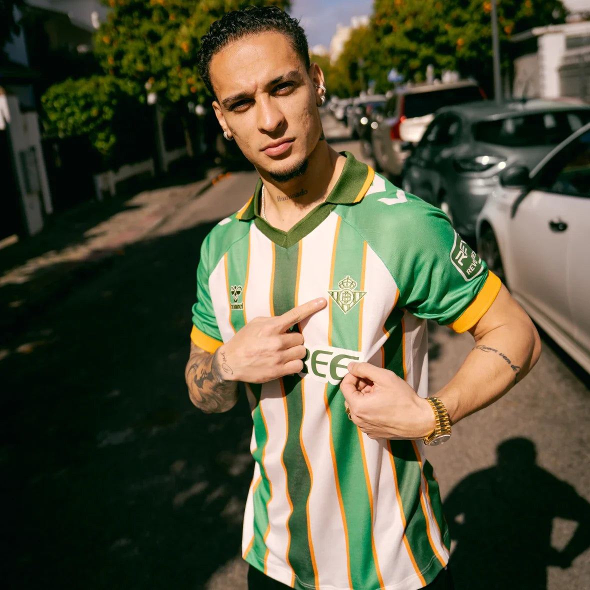 Camiseta y pantalón niños Real Betis Balompié 2023/2024 Local Camiseta y pantalón niños Real Betis Balompié 2023/2024 Local