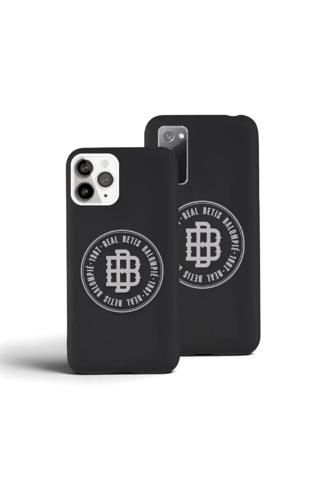 Funda De Silicona Ultra Suave Logo Real Betis Fondo Negro