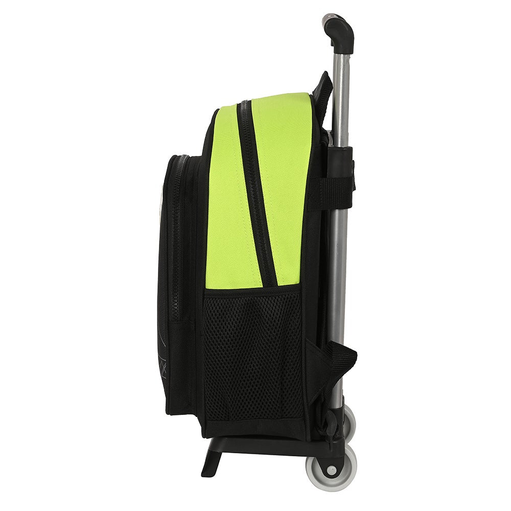 Mochila con Ruedas Infanitl Negra/Lima