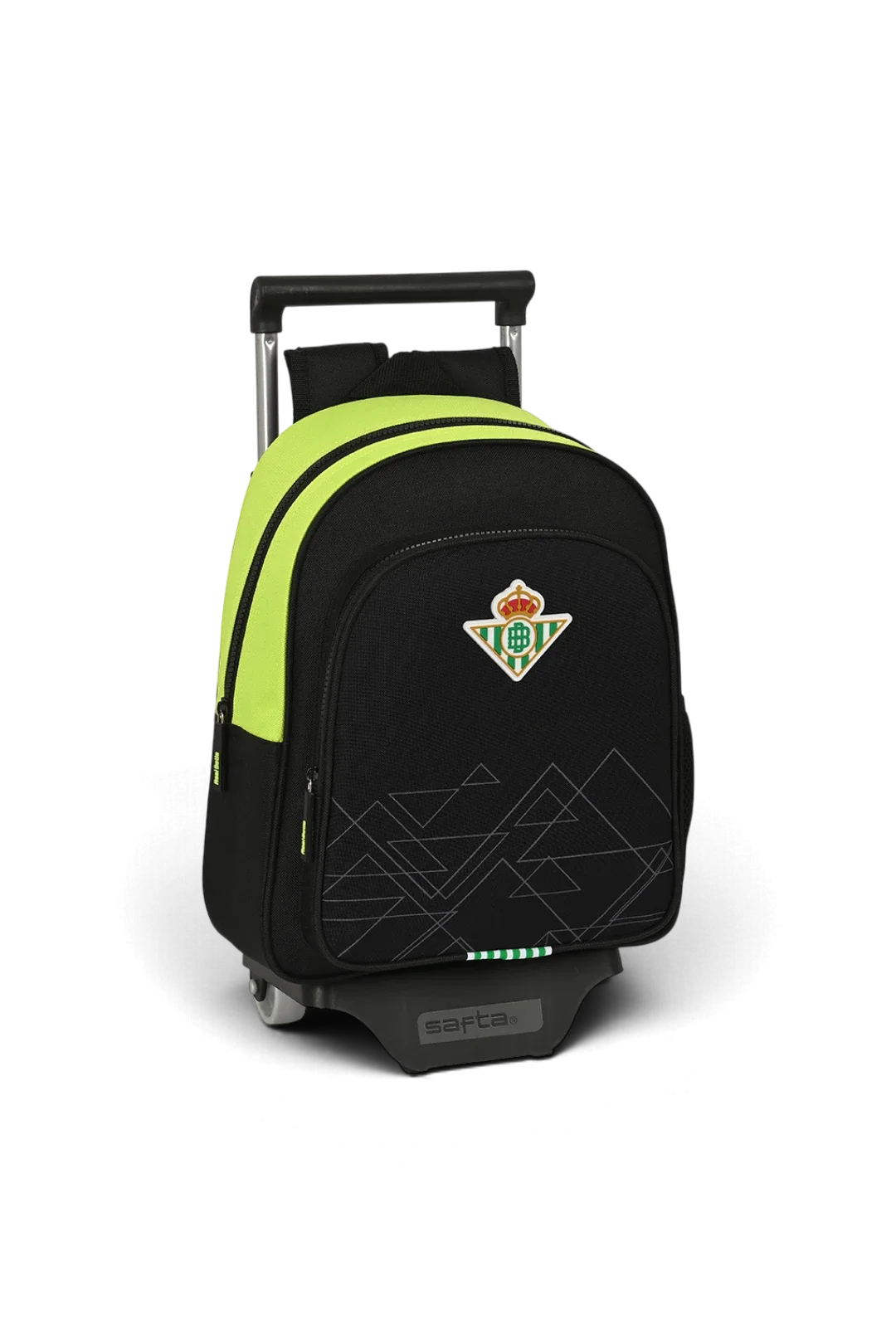 Mochila con Ruedas Infanitl Negra/Lima