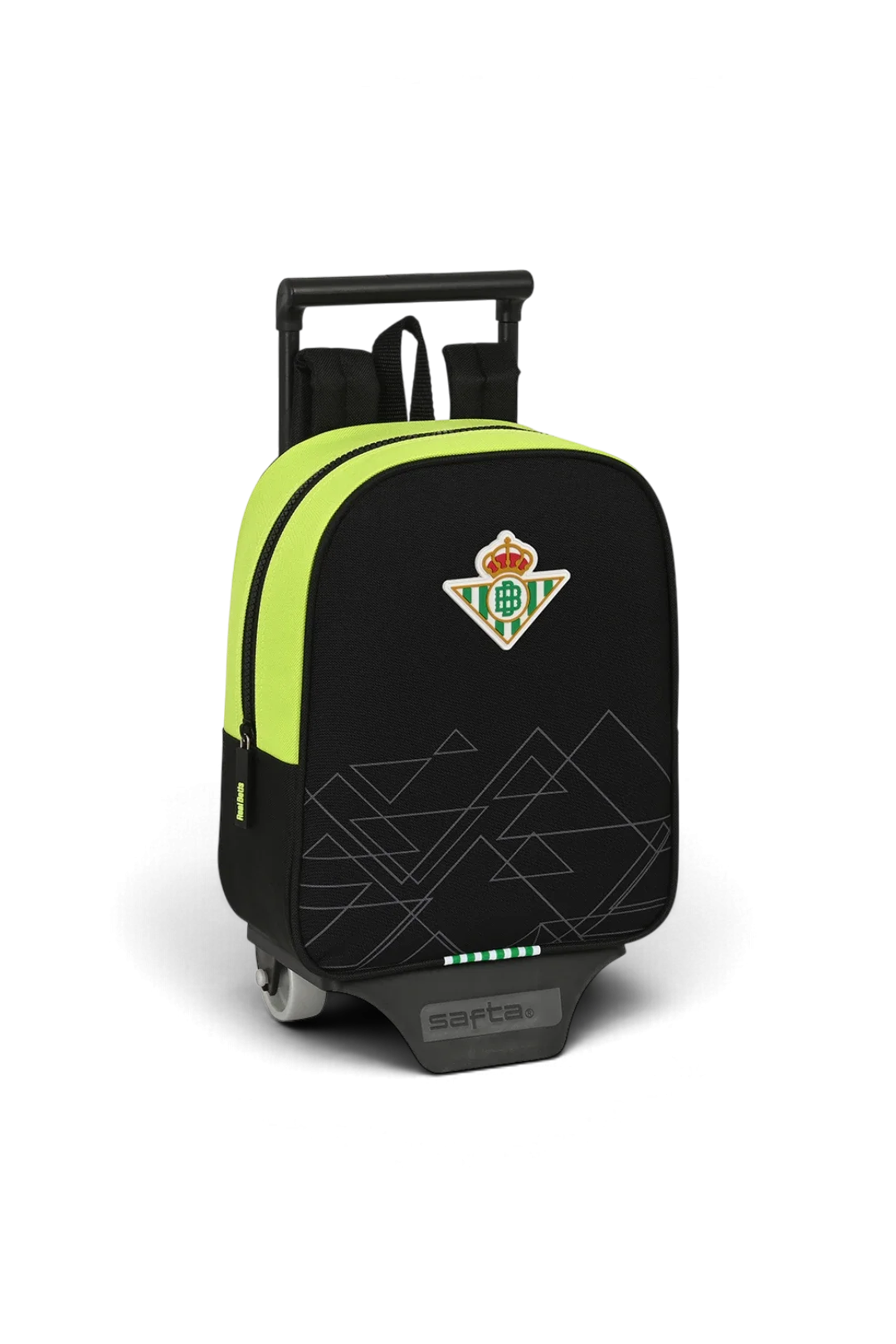 Mochila Guarderia con Ruedas Negra/Lima
