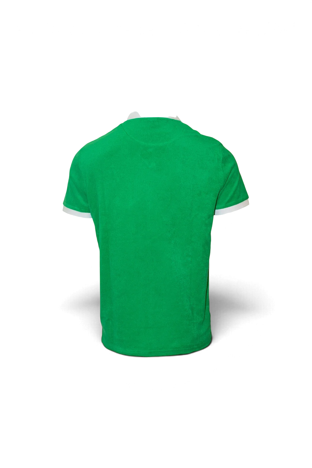 Polo Retro Hombre Verde