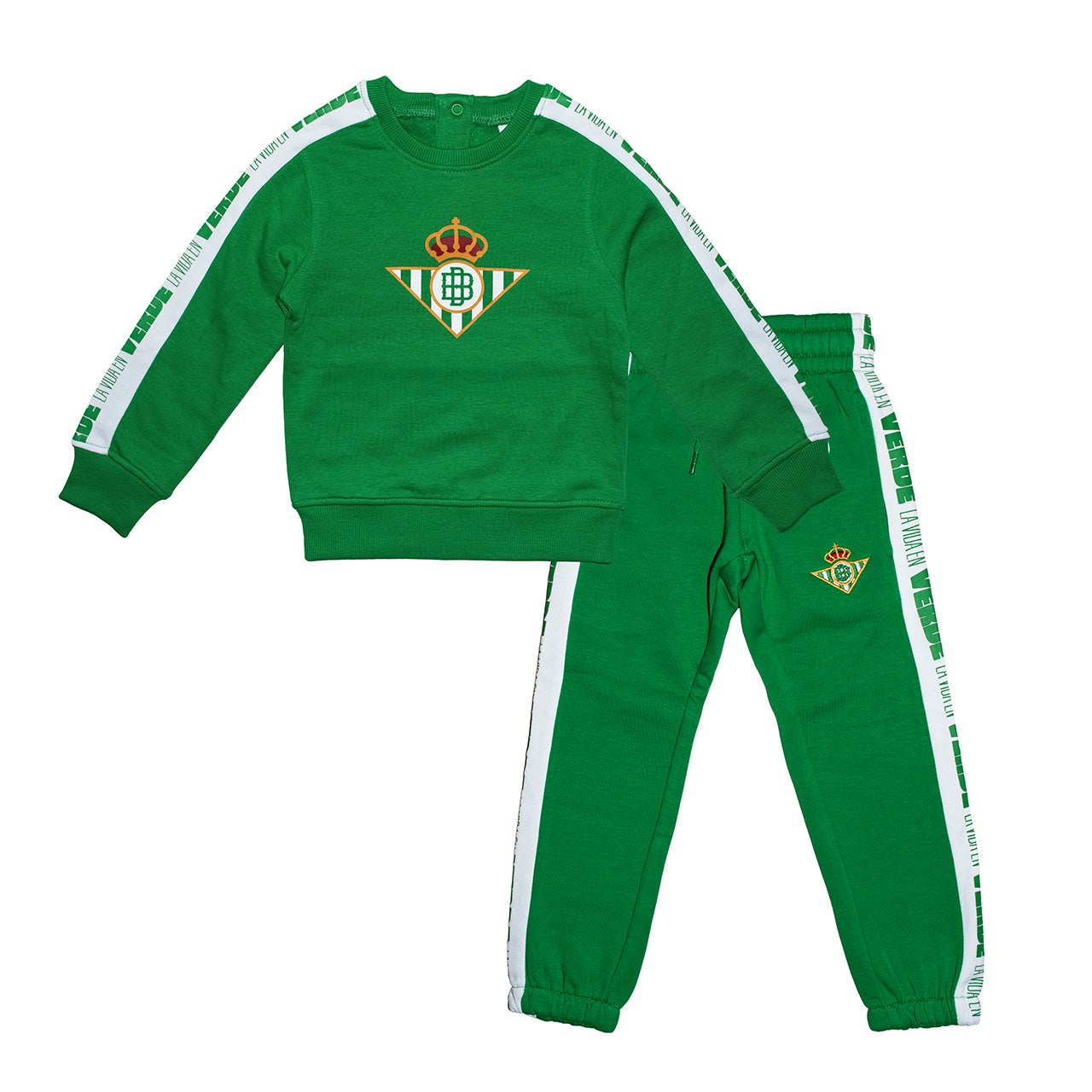 Chándal Escudo Real Betis Niño Verde