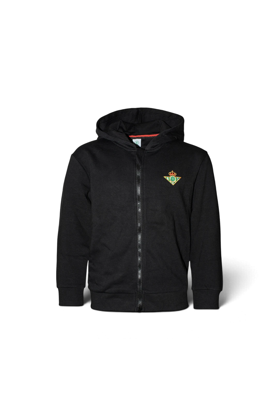 Real Betis Kids' Hooded Tracksuit - Black