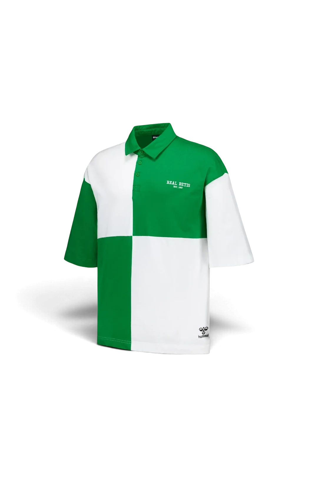 Polo Real Betis Rugby Hombre Verde/Blanco